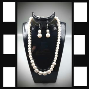 SEARS: Women's Rhinestone & Faux Pearl Necklace